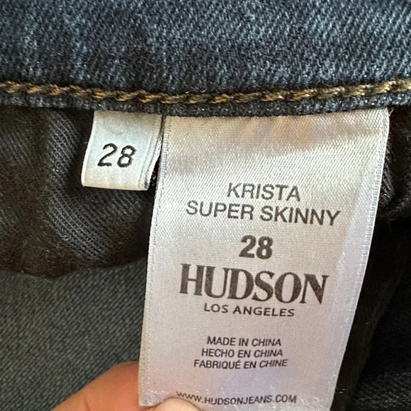 Hudson Jeans Krista Super Skinny - Dark Blue - Picture 4 of 8